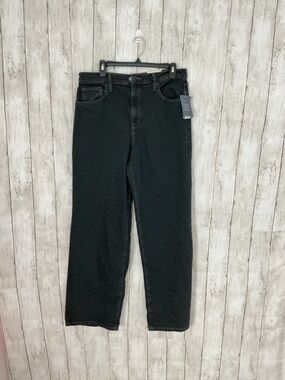 Red Black Flare-Wide Leg Women's Jeans